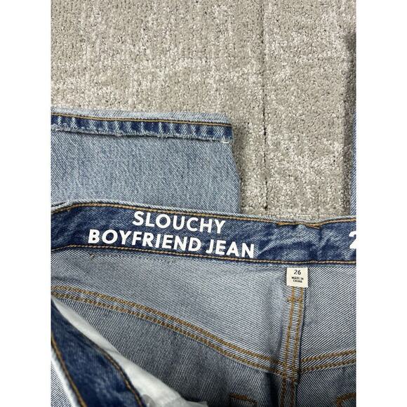 J. Crew Slouchy Boyfriend Boho Distressed Jean Womens Size 26 - Picture 2 of 8